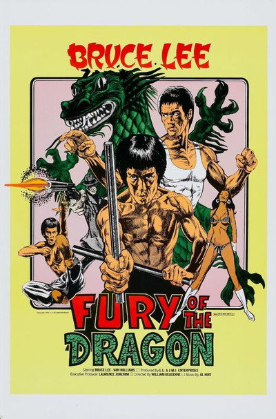 Póster de La furia del Dragón
