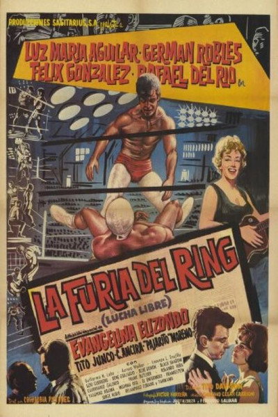 Póster de La furia del ring