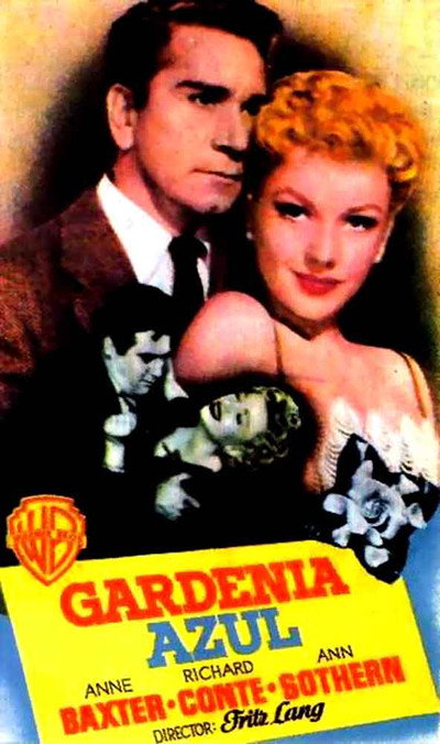Póster de La gardenia azul