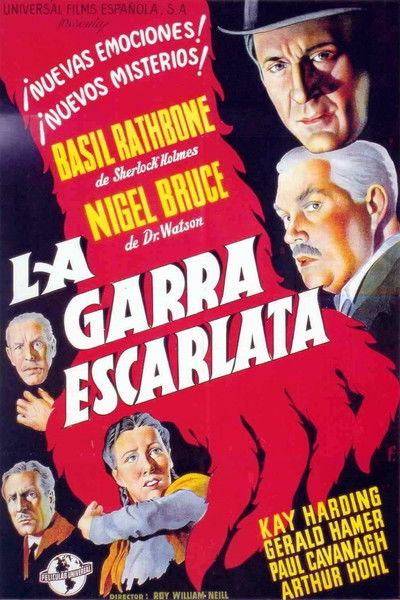 Póster de La garra escarlata