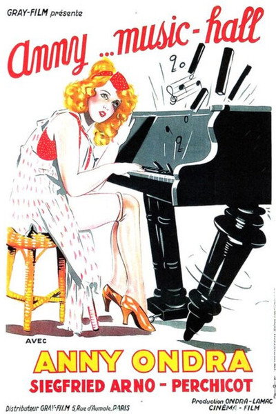 Póster de La girl del music-hall