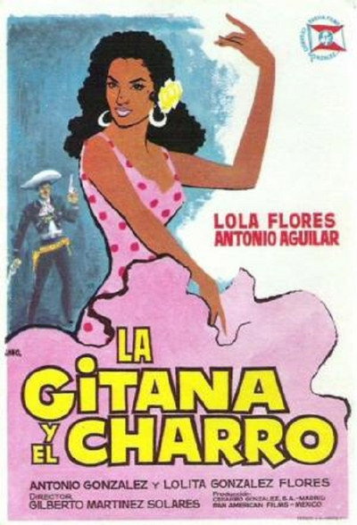 Póster de La gitana y el charro