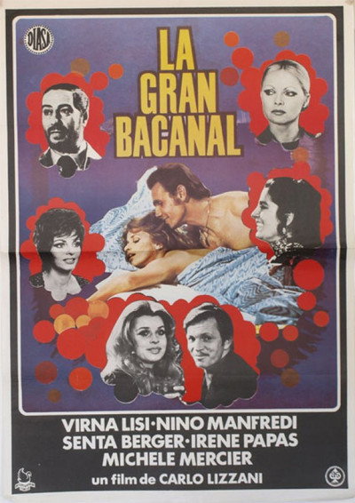 Póster de La gran bacanal