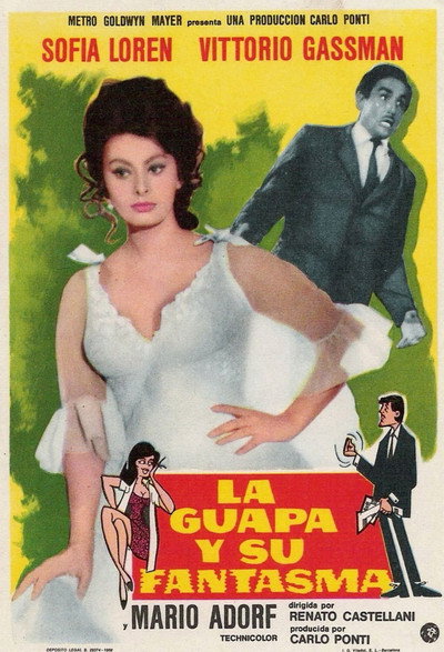 Póster de La guapa y su fantasma