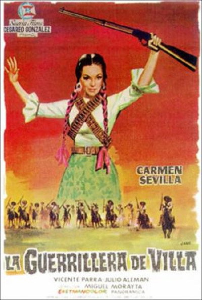 Póster de La guerrillera de Pancho Villa