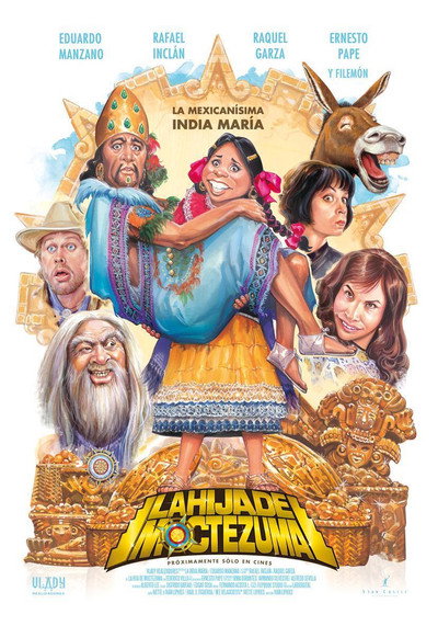 Póster de La hija de Moctezuma