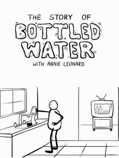 Póster de La historia del agua embotellada