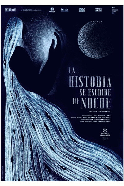 Póster de La historia se escribe de noche