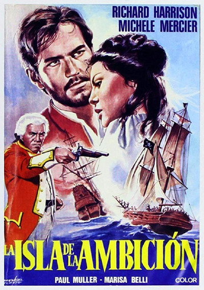 Póster de La isla de la ambición