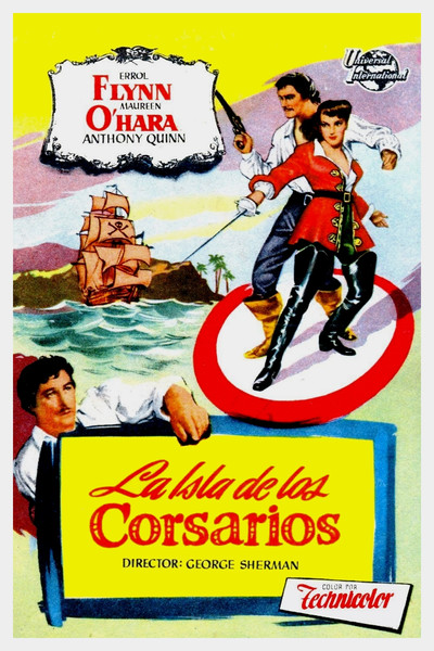 Póster de La isla de los corsarios