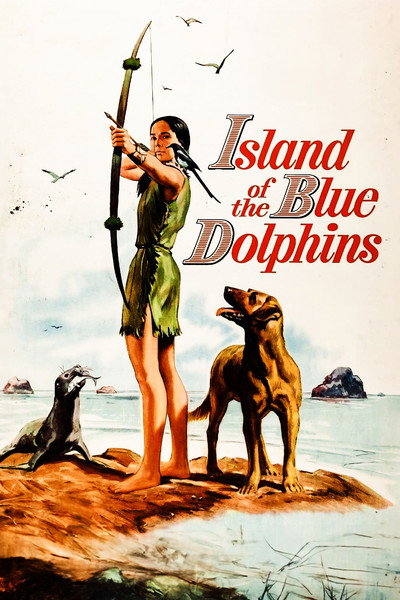 Póster de La isla de los delfines azules
