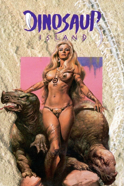 Póster de La isla de los dinosaurios