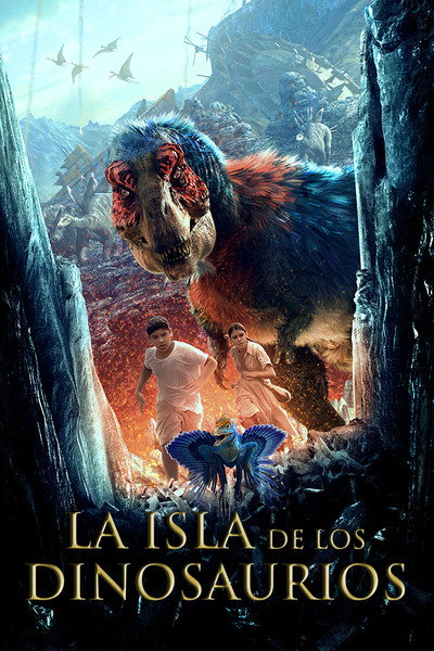 Póster de La isla de los dinosaurios