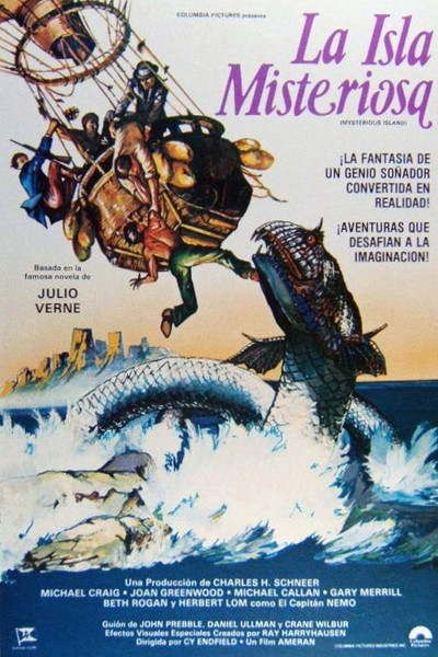 Póster de La isla misteriosa