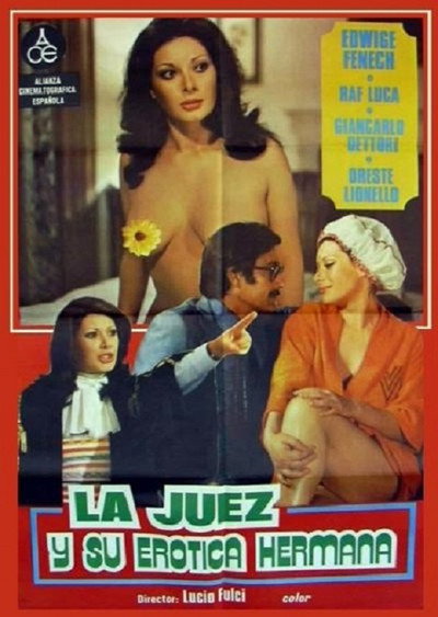 Póster de La juez y su erótica hermana