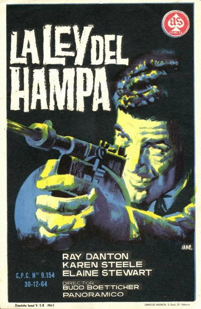 Póster de La ley del hampa