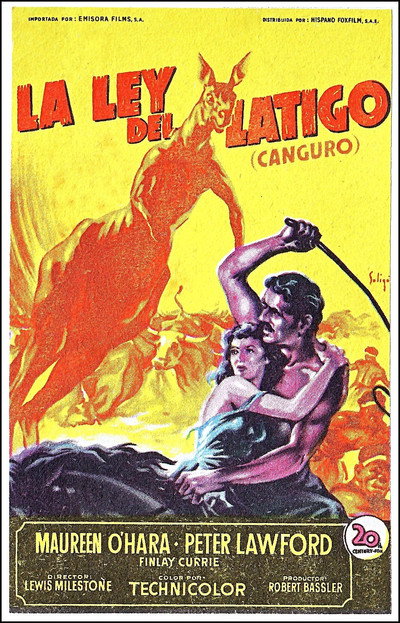 Póster de La ley del látigo