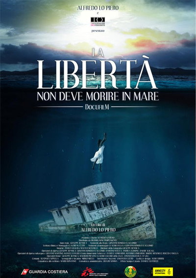 Póster de La libertà non deve morire in mare