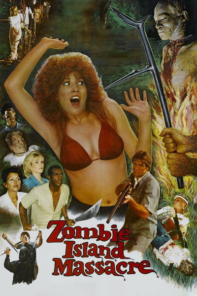 Póster de La loca isla de los zombies