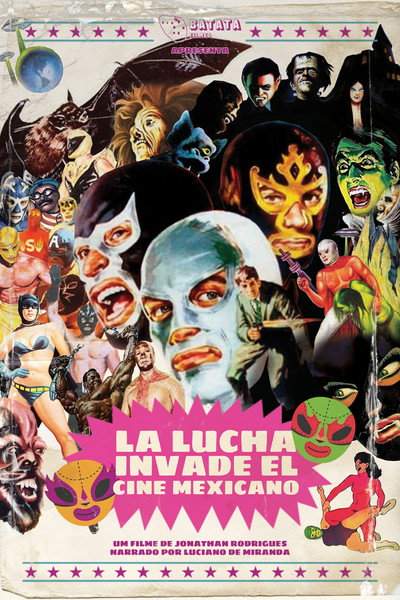 Póster de La Lucha Invade el Cine Mexicano