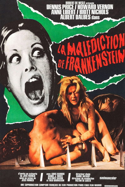 Póster de La maldición de Frankenstein