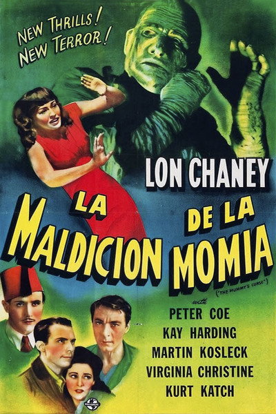 Póster de La maldición de la momia