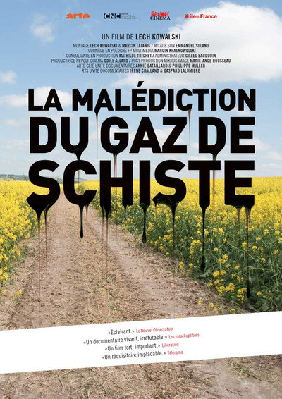 Póster de La malédiction du gaz de schiste