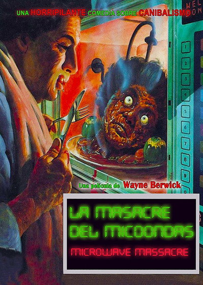 Póster de La masacre del microondas