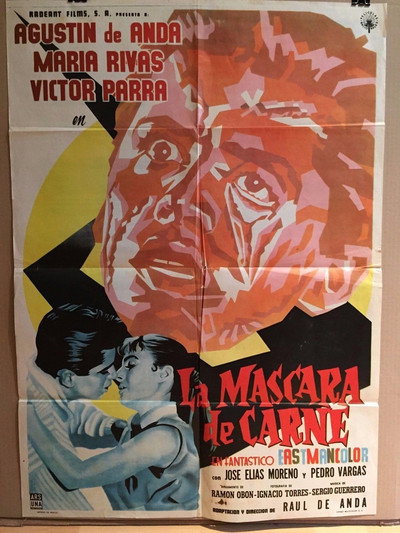 Póster de La máscara de carne