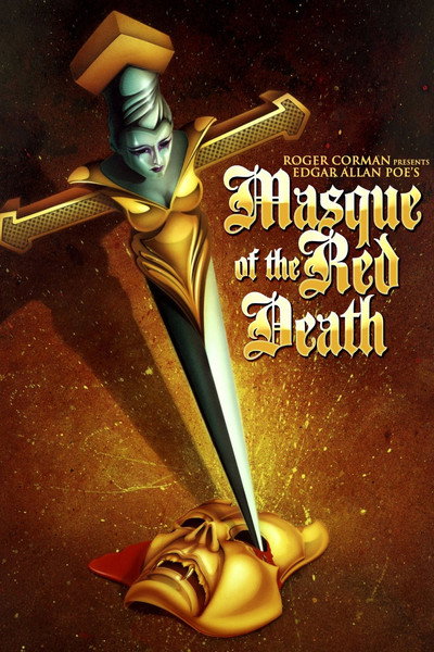Póster de La máscara de la muerte roja