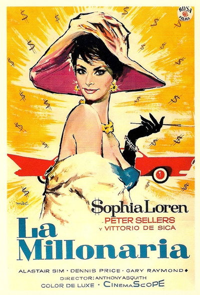 Póster de La millonaria
