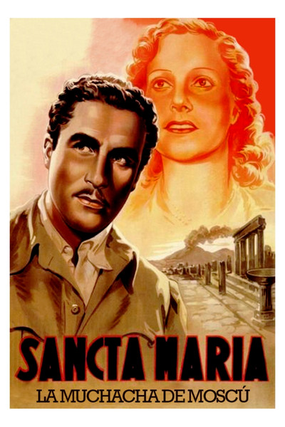 Póster de La muchacha de Moscú