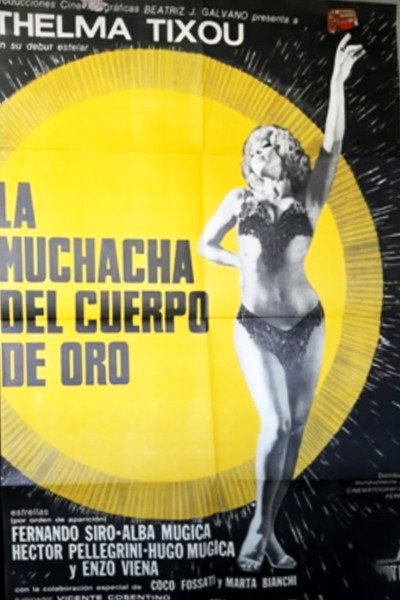 Póster de La muchacha del cuerpo de oro