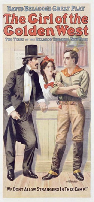 Póster de La muchacha del dorado Oeste