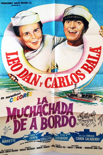 Póster de La muchachada de a bordo