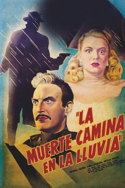Póster de La muerte camina en la lluvia