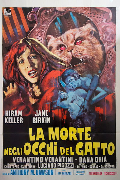Póster de La muerte en los ojos del gato