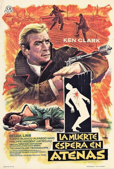 Póster de La muerte espera en Atenas