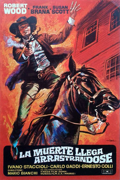 Póster de La muerte llega arrastrándose