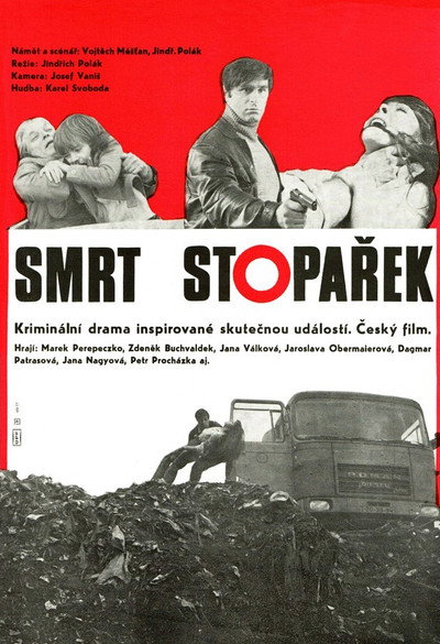 Póster de La muerte viaja en autostop