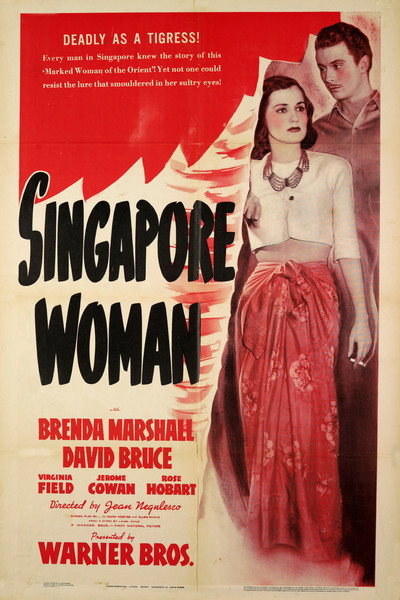 Póster de La mujer de Singapur