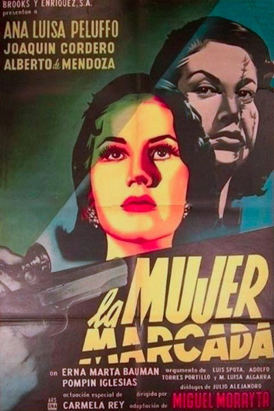 Póster de La mujer marcada