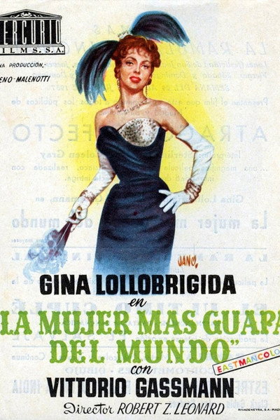 Póster de La mujer más guapa del mundo