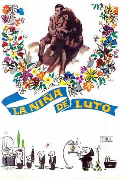 Póster de La niña de luto