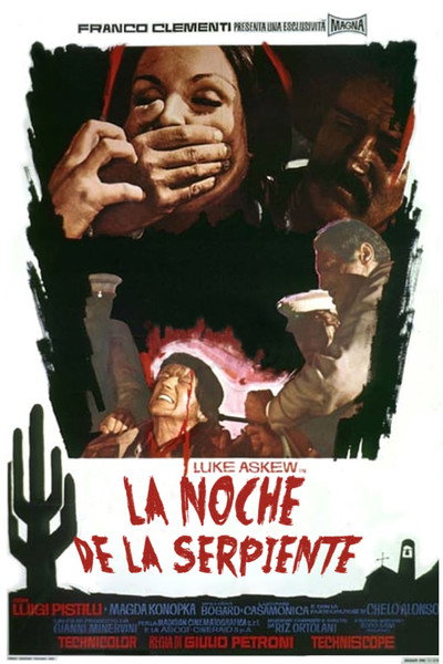 Póster de La noche de las serpientes