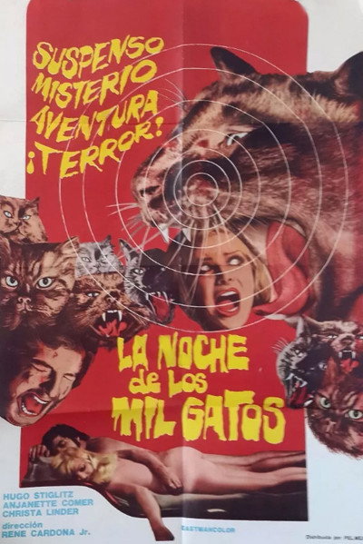 Póster de La noche de los mil gatos