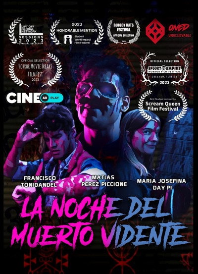 Póster de La noche del muerto vidente