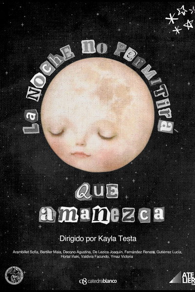 Póster de La noche no permitirá que amanezca