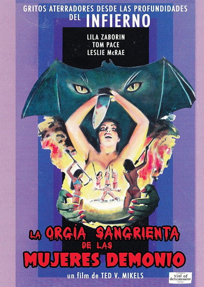 Póster de La orgía sangrienta de las mujeres demonio