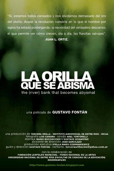 Póster de La orilla que se abisma
